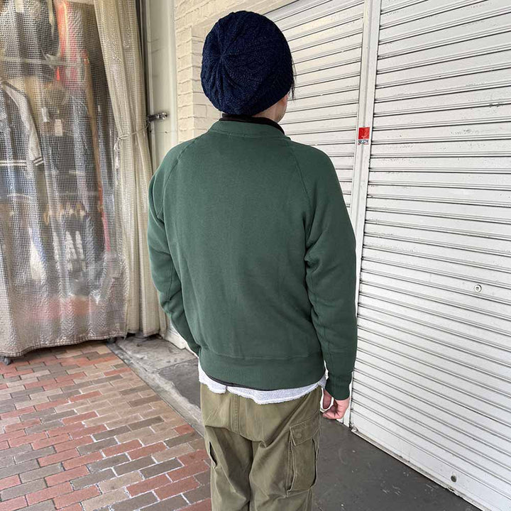 WAREHOUSE - Lot.409 - RAGLAN CREW SWEAT - MESA HIGH - 409MES-25