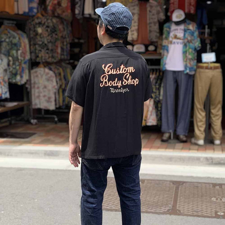 STYLE EYES - RAYON BOWLING SHIRT - CUSTOM BODY SHOP - SE39261