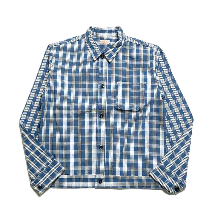 SUN SURF - UNION SUPPLY - PALAKA CHECK SHIRT BLOUSE - US15901