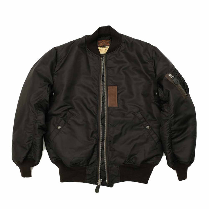 BUZZ RICKSON'S - WILLIAM GIBSON COLLECTION Type BLACK MA-1 LONG MODEL - ALBERT TURNER & CO., INC. MODEL - BR15772