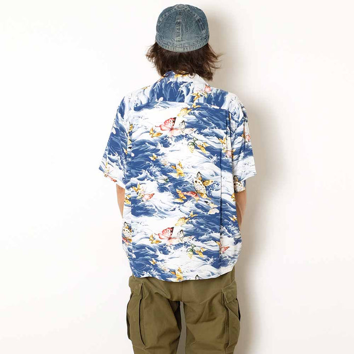 SUN SURF - S/S RAYON HAWAIIAN SHIRT - BUTTERFLY SPLASH - SS39627