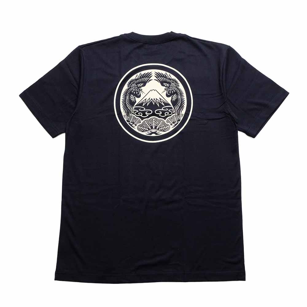 麿紋 - S/S T-SHIRT - 冨士に鶴松 - TRMA-M
