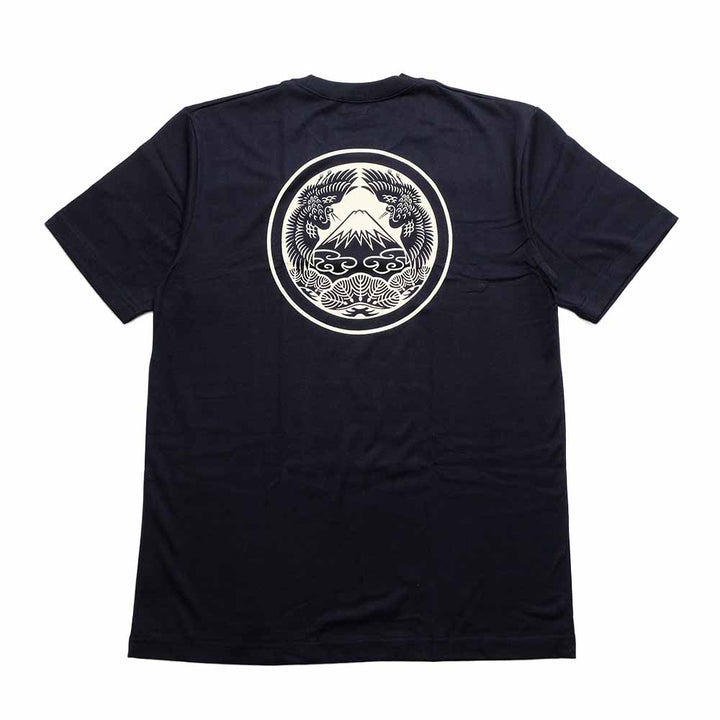 麿紋 - S/S T-SHIRT - 冨士に鶴松 - TRMA-M