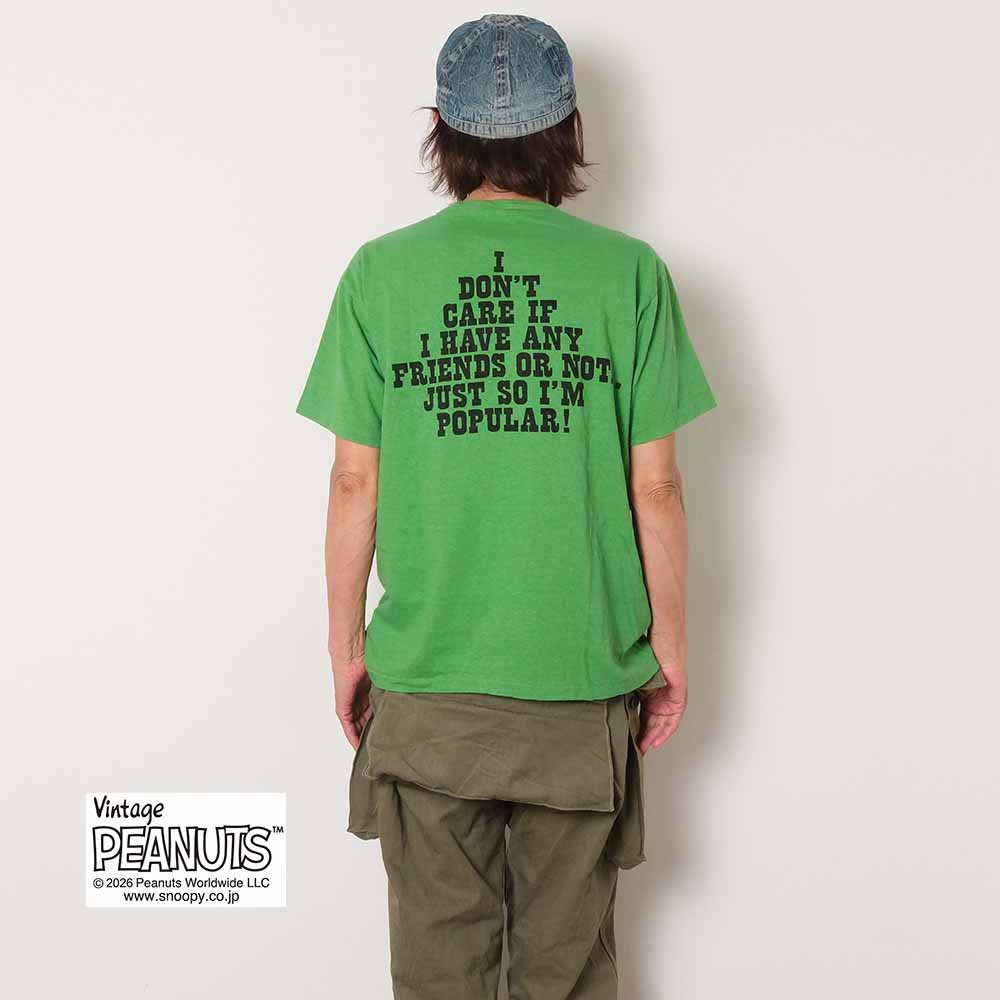 WAREHOUSE - S/S T-SHIRT - I DON'T CARE - LUCY - YP126S-3