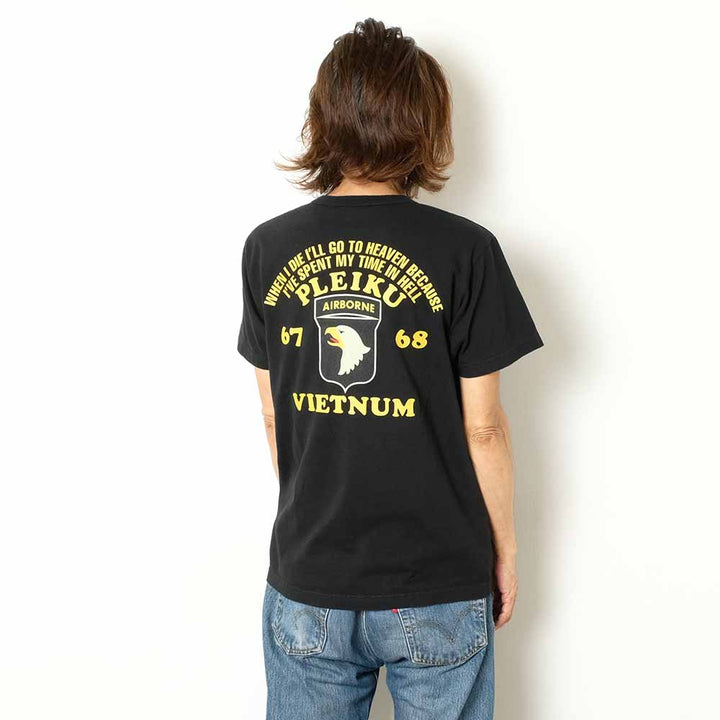 BUZZ RICKSON'S - S/S T-SHIRT - PLEIKU VIETNUM - BR79623