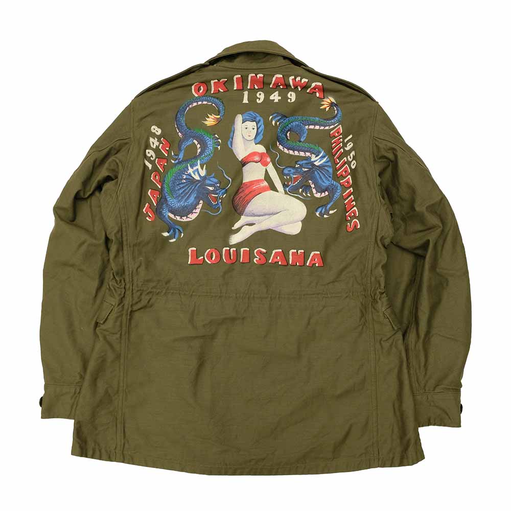 BUZZ RICKSON'S - Type M-1943 - BUZZ RICKSON MFG. CO. - HAND PAINT - DRAGON & LADY - BR15723