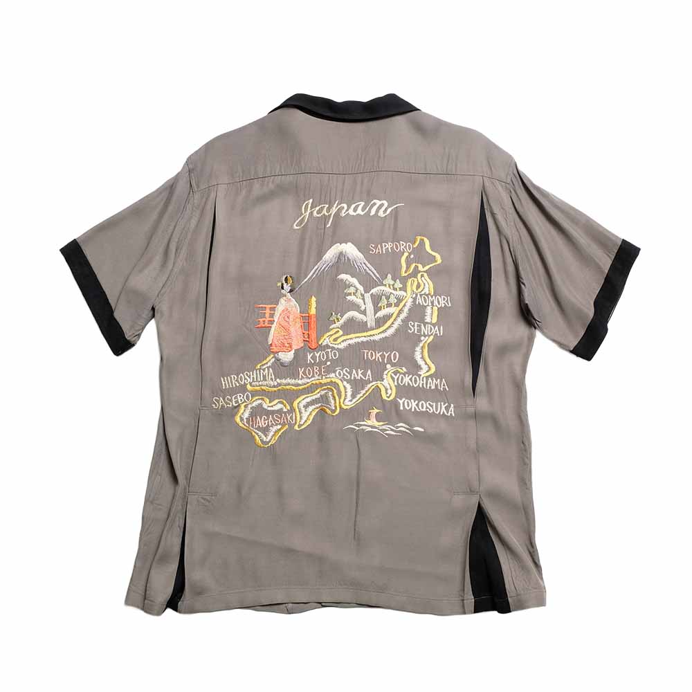 TAILOR TOYO - SUKA SHIRT - JAPAN MAP - TT39699