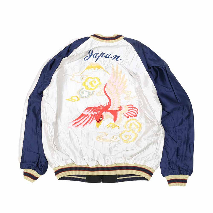 TAILOR TOYO - Acetate Souvenir Jacket - RED EAGLE x TIGER HEAD - TT15542-190