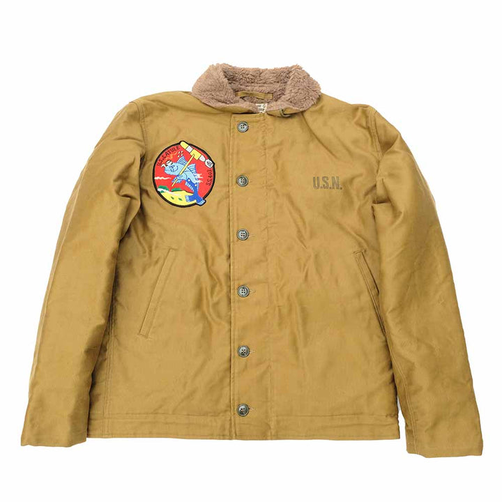 Buzz Rickson's - N-1 KHAKI - NAVY DEPARTMENT DEMOTEX-E - SS-403 USS ATULE - BR15580