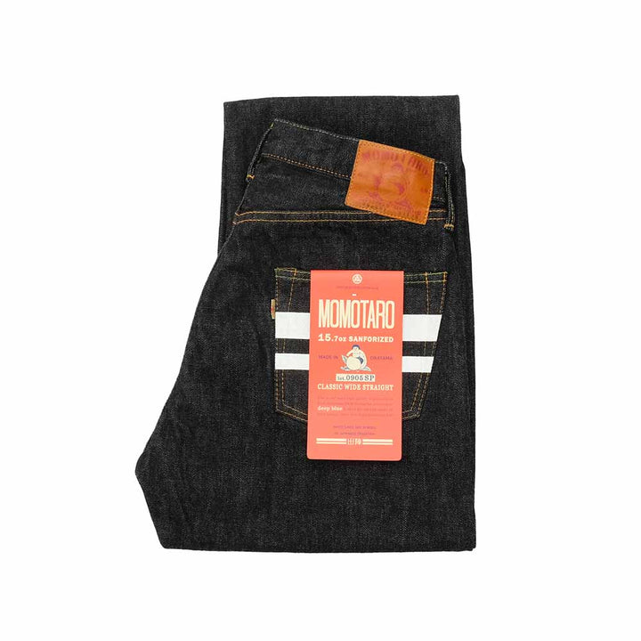 Momotaro Jeans - 15.7oz Extra Dark Indigo - SHUTSUJIN Classic Straight - 0905SP