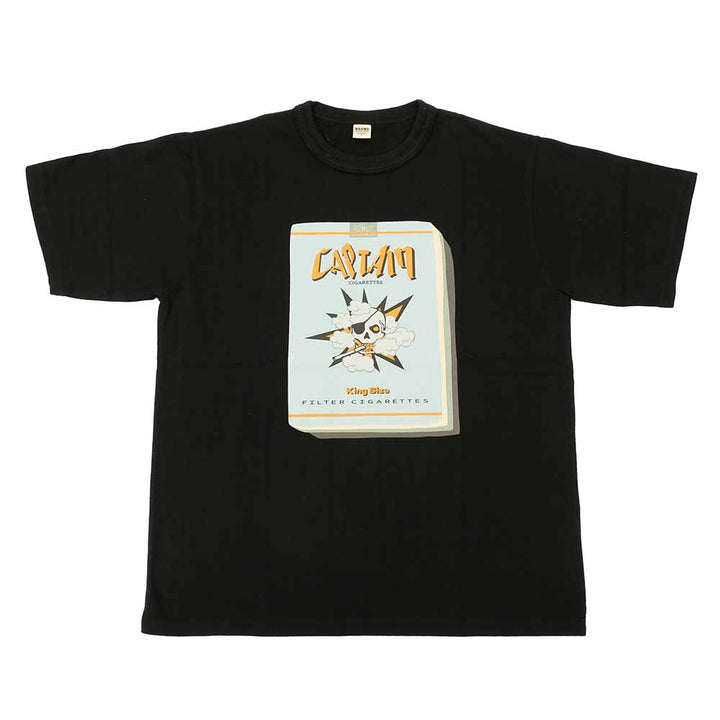 BARNS - STANDARD - Tough Neck - S/S Print T-shirt - CAPTAIN CIGARETTES - BR-25281