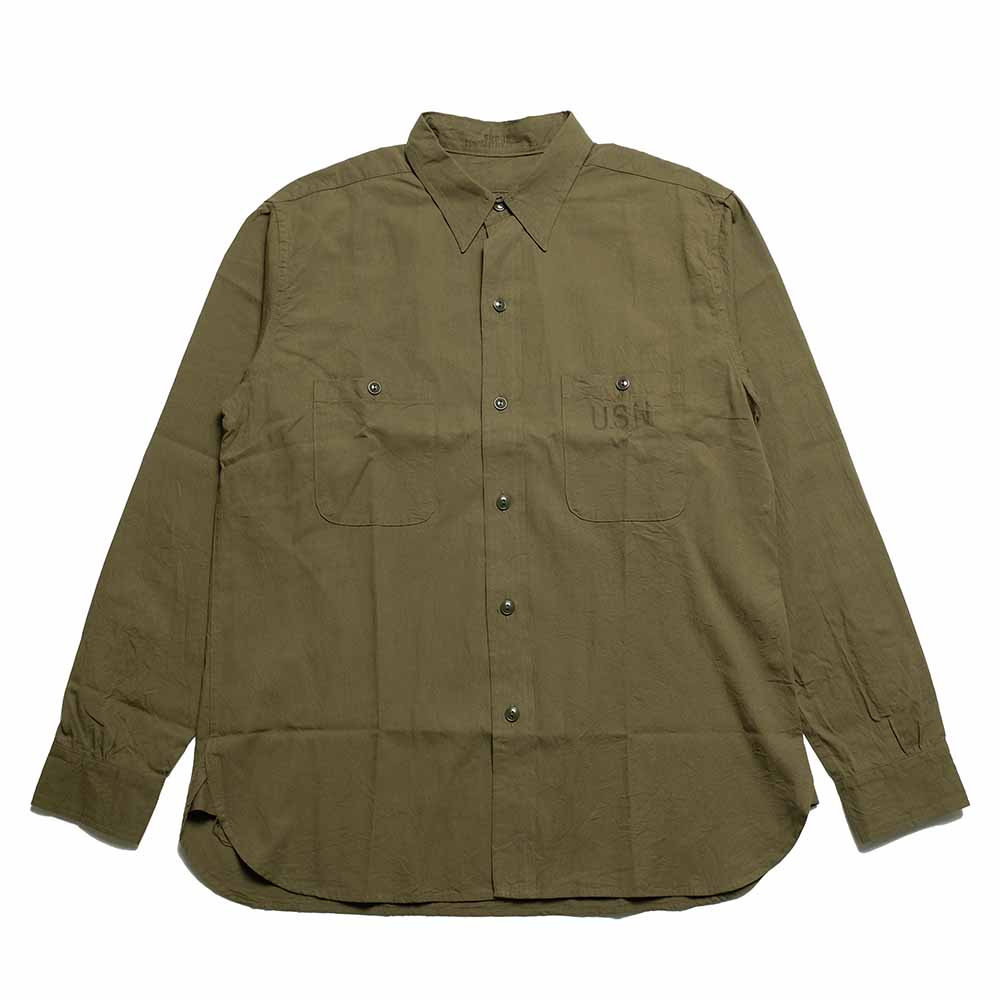 BUZZ RICKSON'S - UTILITY SHIRTS N-3 - CONTRACT NTsx-83000 - LONG SLEEVE - BR29659