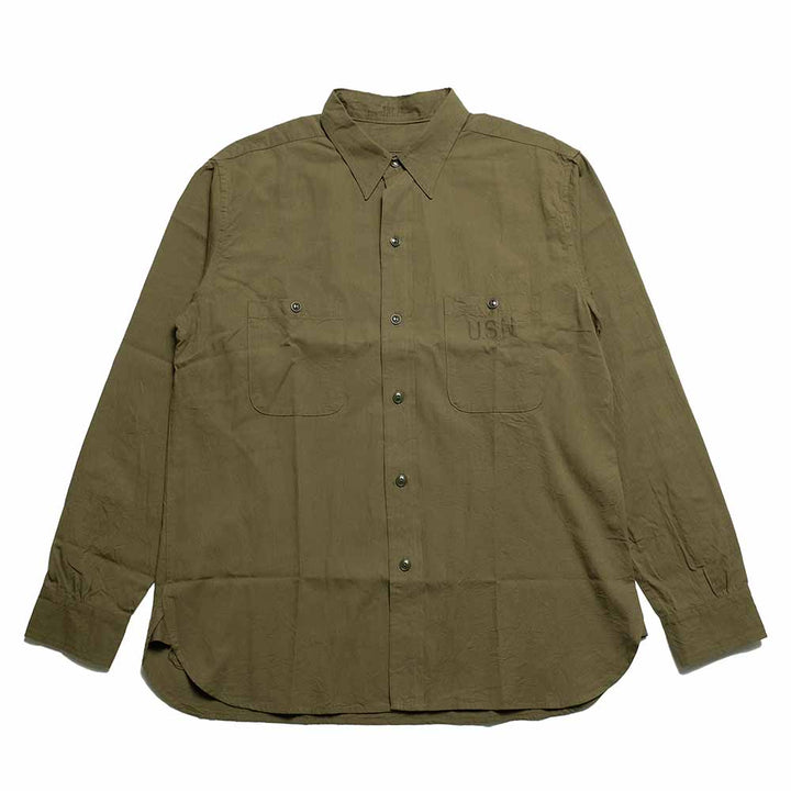 BUZZ RICKSON'S - UTILITY SHIRTS N-3 - CONTRACT NTsx-83000 - LONG SLEEVE - BR29659