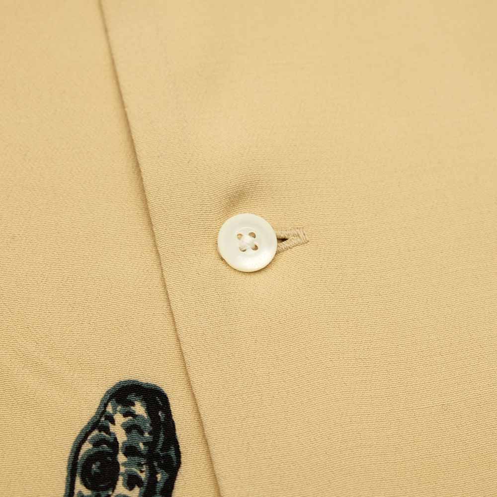 OLD JOE BRAND - ORIGINAL PRINTED OPEN COLLAR SHIRTS “Hebi” Short-sleeve - 251OJ-SH26