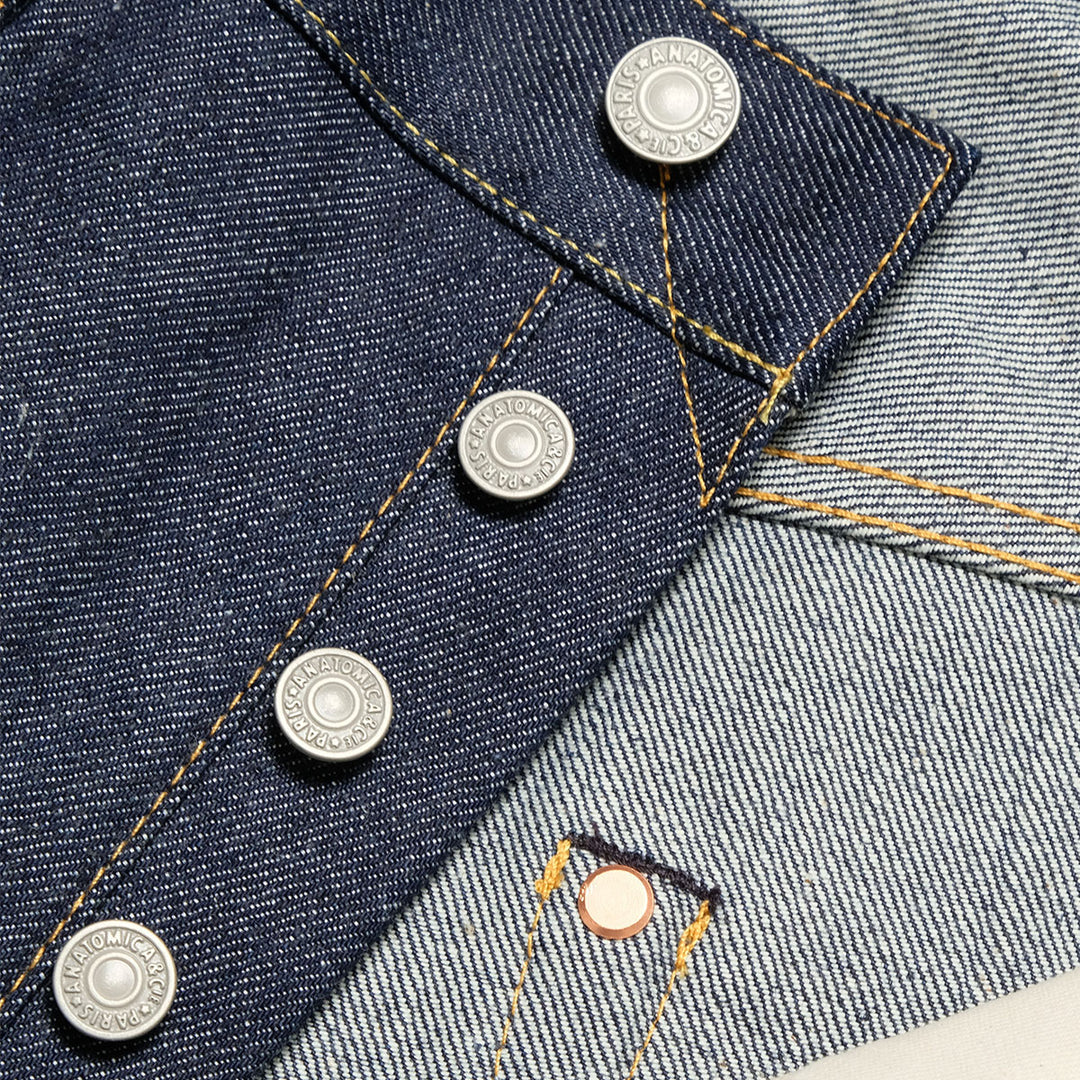ANATOMICA - 618 TAPERED - INDIGO NON WASH - 530-601-22
