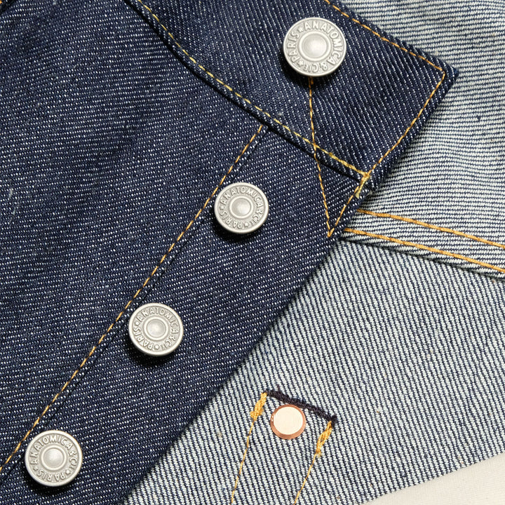 ANATOMICA - 618 TAPERED - INDIGO NON WASH - 530-601-22