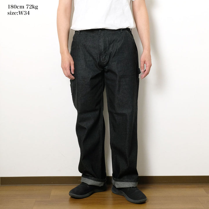 BURGUS PLUS - Work Painter Pants - 11oz. Black Denim - 560-10-04