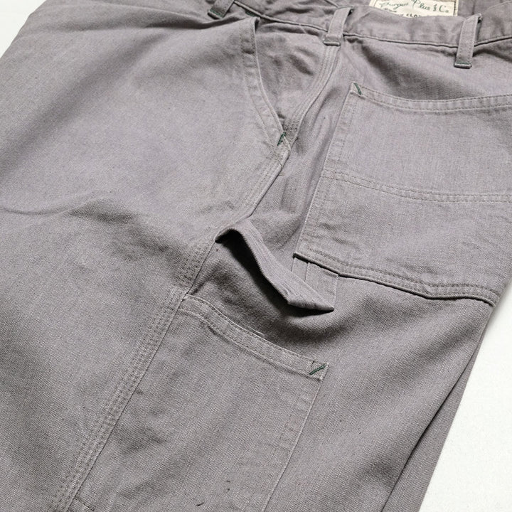 BURGUS PLUS - Work Painter Pants - 11oz. Gray Denim - 560-10-07