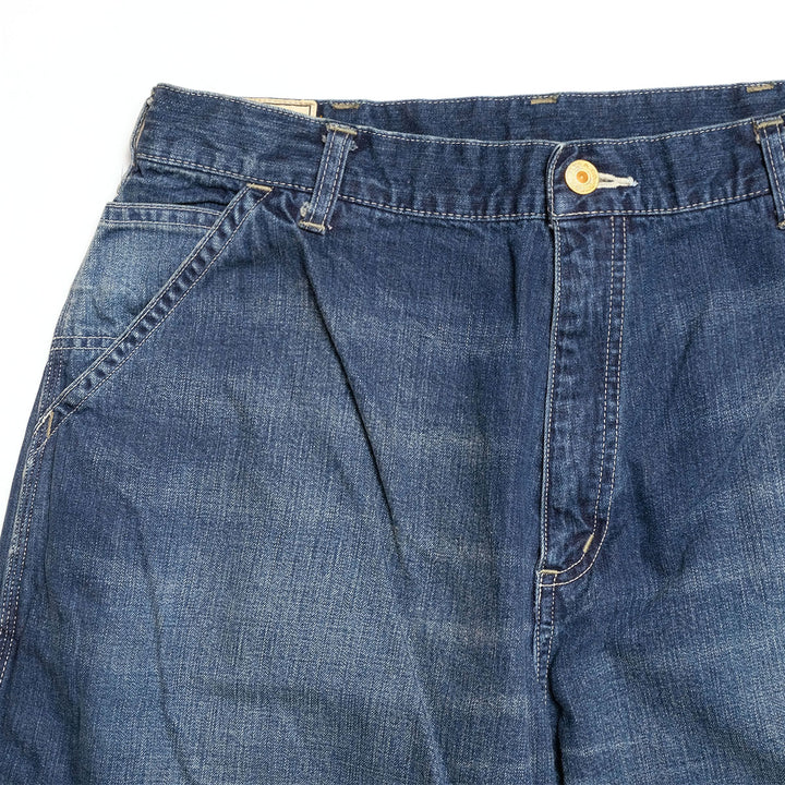 BURGUS PLUS - Work Painter Pants - 11oz. Denim - Mid Used - 560-10-MU