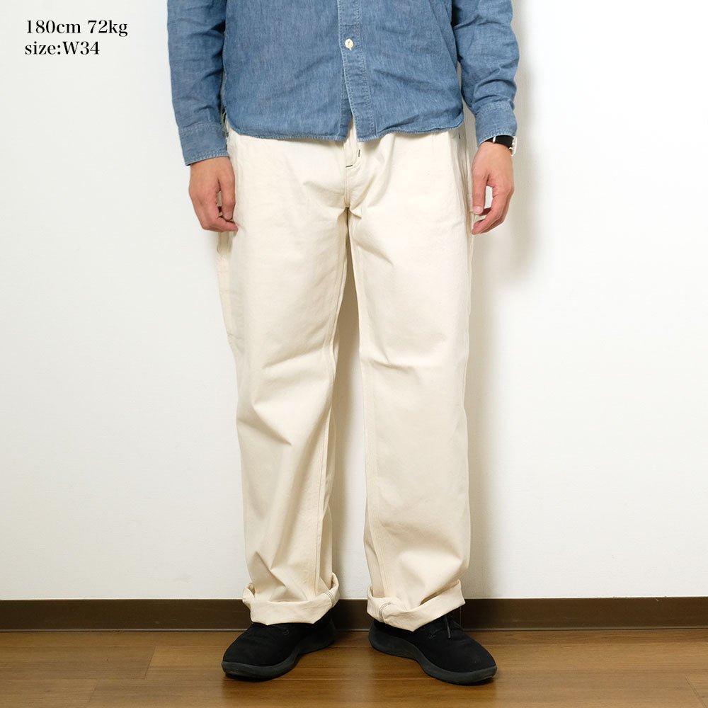 BURGUS PLUS - Work Painter Pants - 11oz Unbleached Denim - 560-10-OW