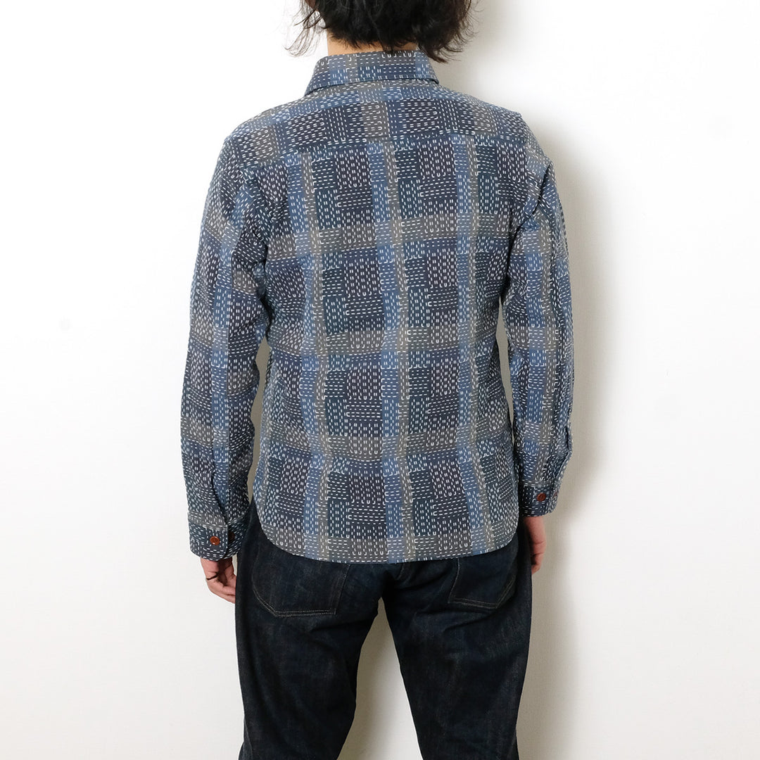 STUDIO D’ARTISAN - NORAGI SASHIKO SHIRT - 5651