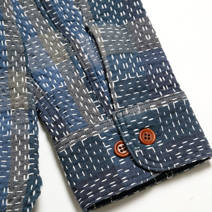 STUDIO D’ARTISAN - NORAGI SASHIKO SHIRT - 5651