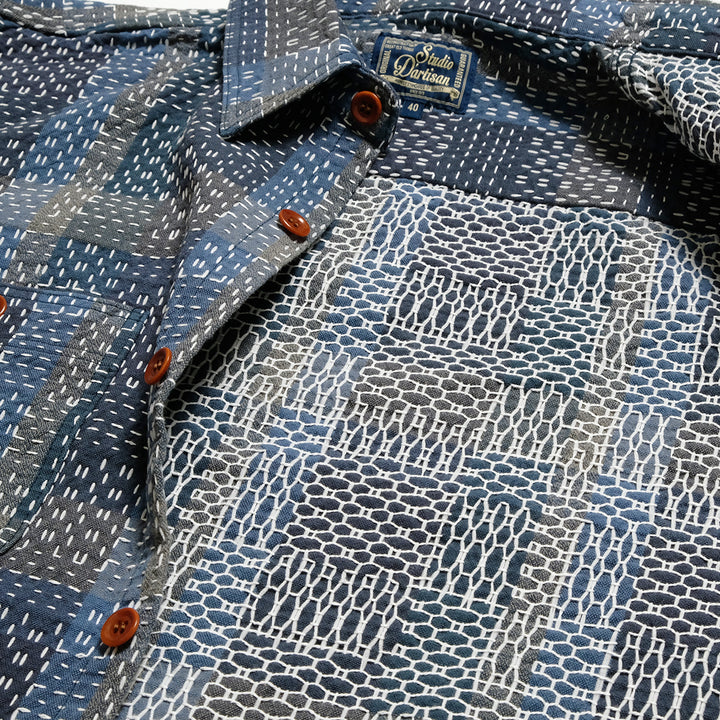 STUDIO D’ARTISAN - NORAGI SASHIKO SHIRT - 5651