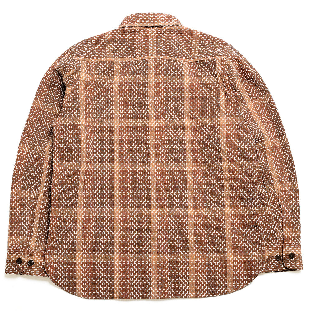STUDIO D’ARTISAN - Kakishibu Noragi Sashiko Shirts - 5726