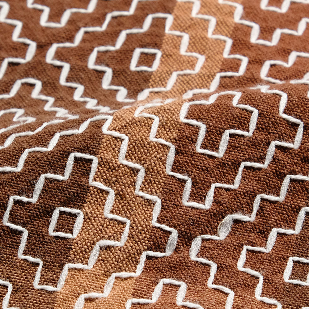 STUDIO D’ARTISAN - Kakishibu Noragi Sashiko Shirts - 5726