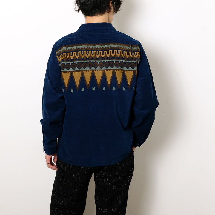 STUDIO D’ARTISAN - Indigo Corduroy Shirts - 5731