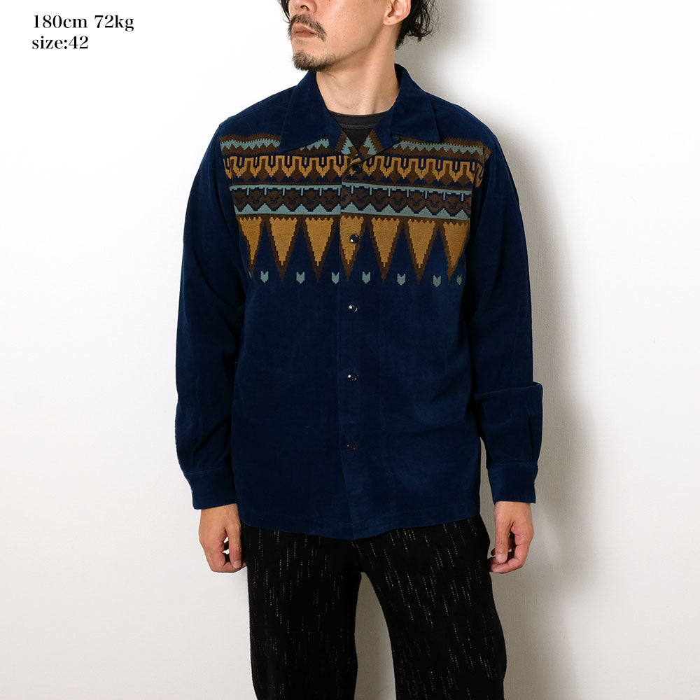 STUDIO D’ARTISAN - Indigo Corduroy Shirts - 5731