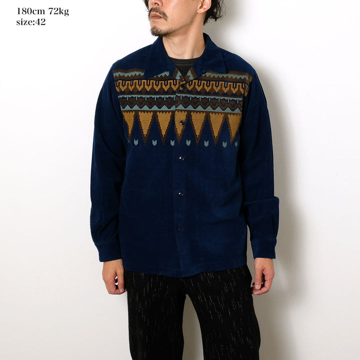 STUDIO D’ARTISAN - Indigo Corduroy Shirts - 5731