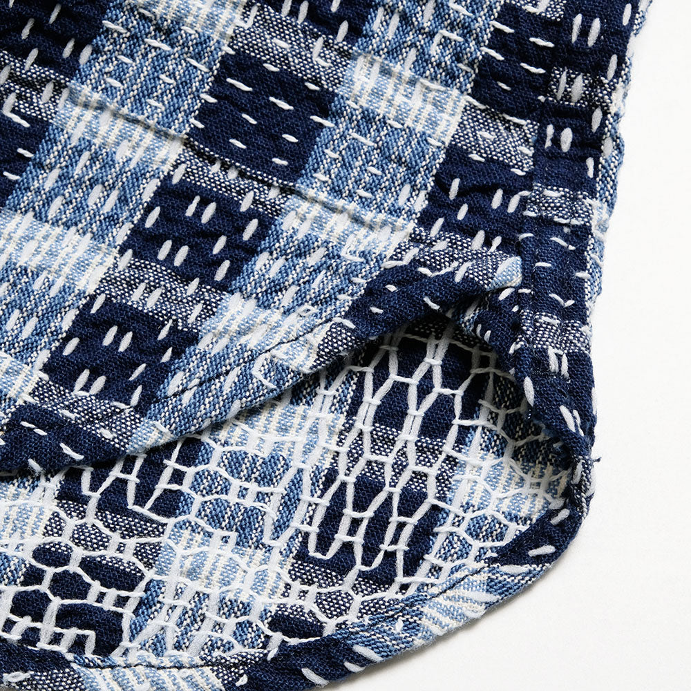 STUDIO D’ARTISAN - INDIGO NORAGI WORK SHIRT - 5737