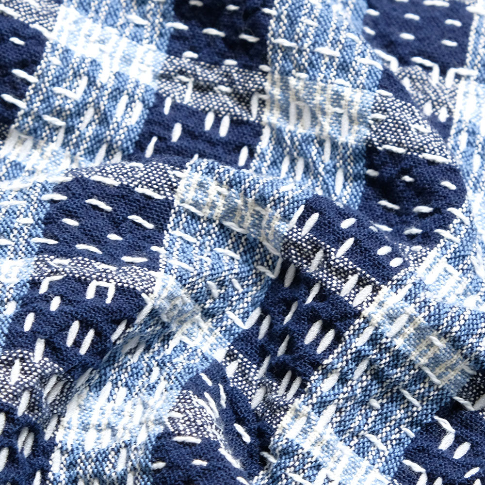 STUDIO D’ARTISAN - INDIGO NORAGI WORK SHIRT - 5737