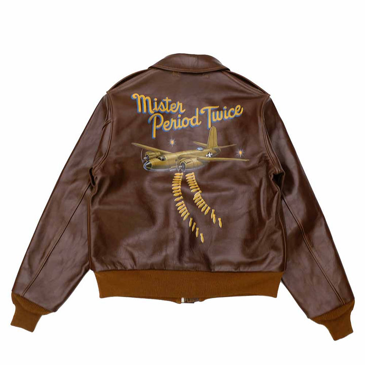 BUZZ RICKSON'S - TYPE A-2 - ROUGH WEAR CLOTHING CO. - BACK PAINT - 451st BOMB SQ. - BR80668