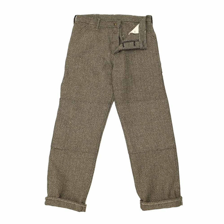 SUGAR CANE - FICTION ROMANCE - 16.7oz. INDIGO TWEED WORK PANTS - SC42609