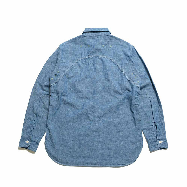 WAREHOUSE - VENTILATION TRIPLE STITCH CHAMBRAY SHIRTS - 3064-25
