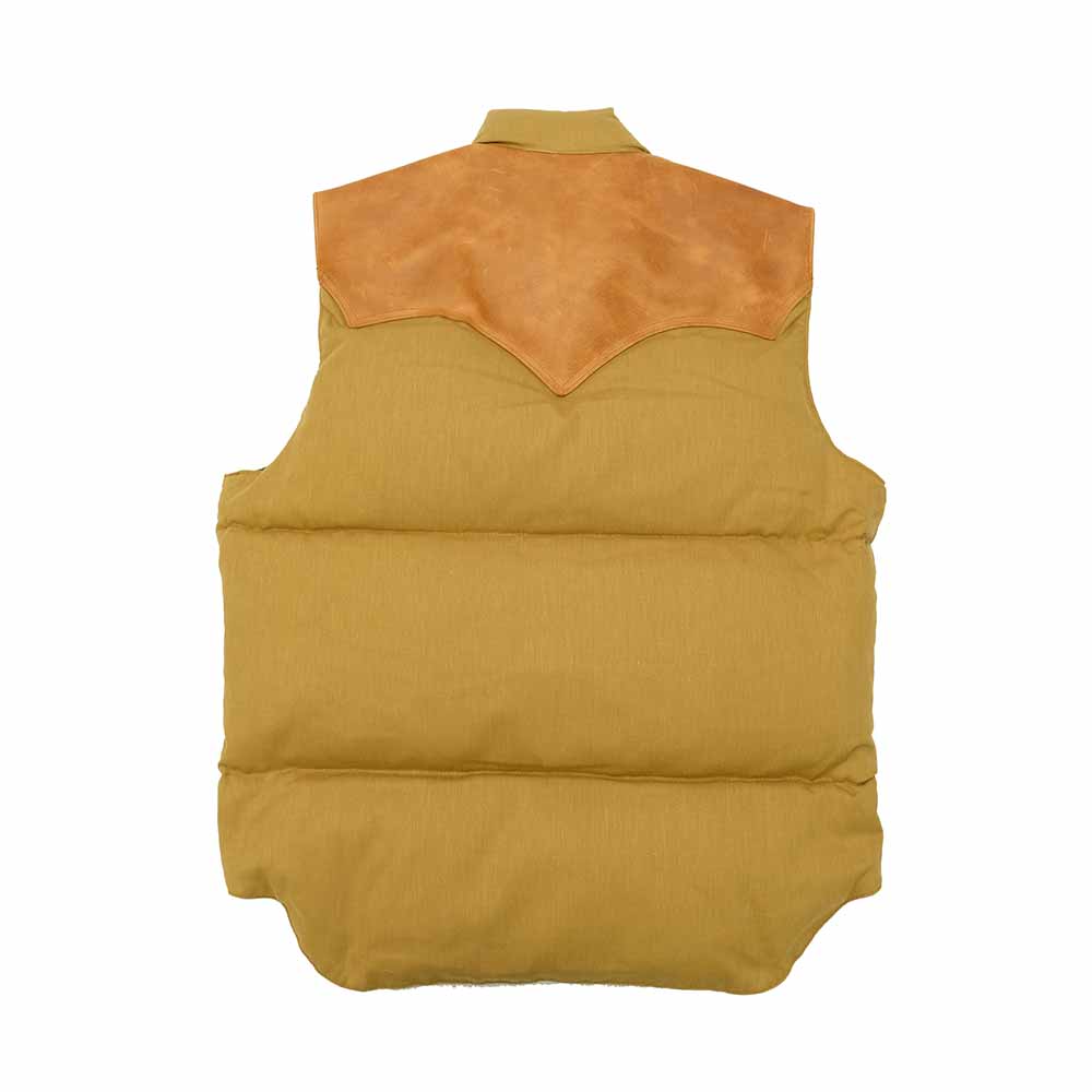WAREHOUSE Rocky Mountain Featherbed DOBBY TWILL DOWN VEST 2199RM-23