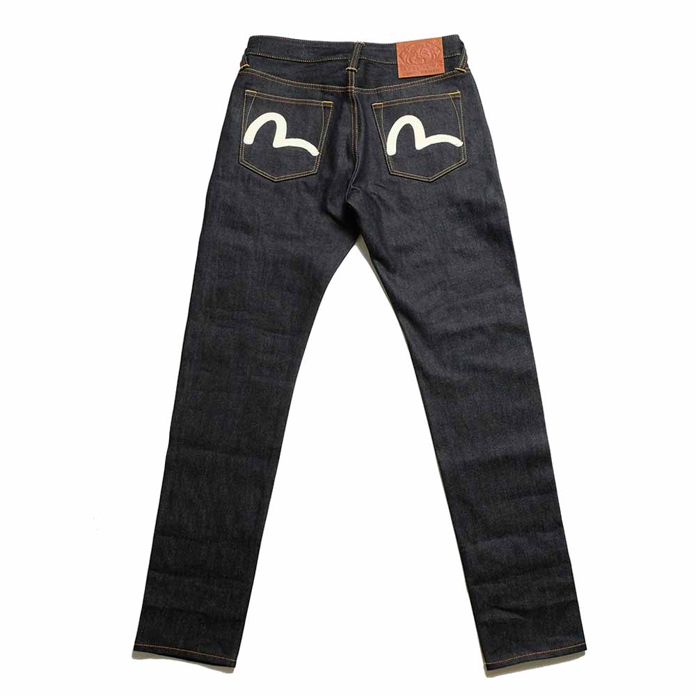 EVISU - #2017 - Ecru Seagull Print Taper Fit Jeans - 5JE1250