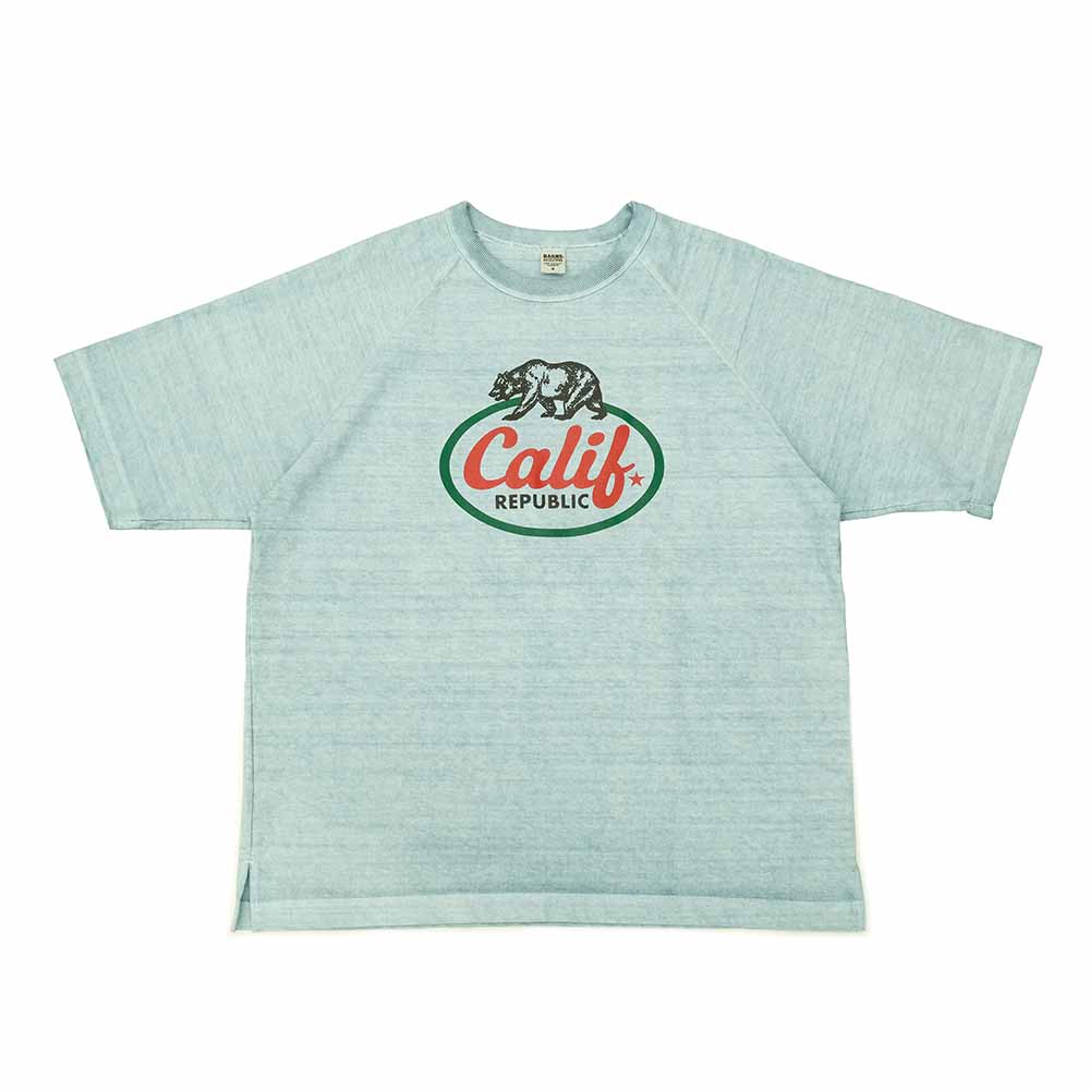 BARNS - HEAVY WEIGHT S/S PRINT T-SHIRT - Calif Republic - BR-25231