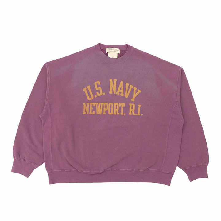 REMI RELIEF　レミレリーフ SP加工 3飛び裏毛クルー - U.S.NAVY - RN28369107