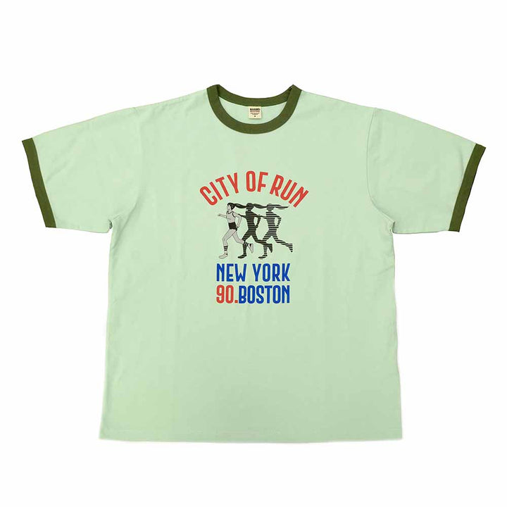 BARNS - RINGER PRINT TEE - CITY OF RUN - BR-25168