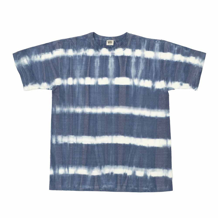 DUBBLE WORKS - Lot.35001 S/S T-SHIRT - TIE DYE BORDER - 35001TB-25