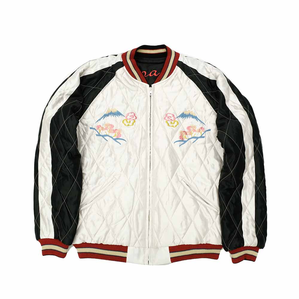 TAILOR TOYO - Acetate Quilted Souvenir Jacket - LANDSCAPE × DUELLING DRAGONS - TT15543-190