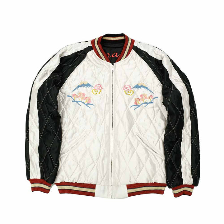 TAILOR TOYO - Acetate Quilted Souvenir Jacket - LANDSCAPE × DUELLING DRAGONS - TT15543-190