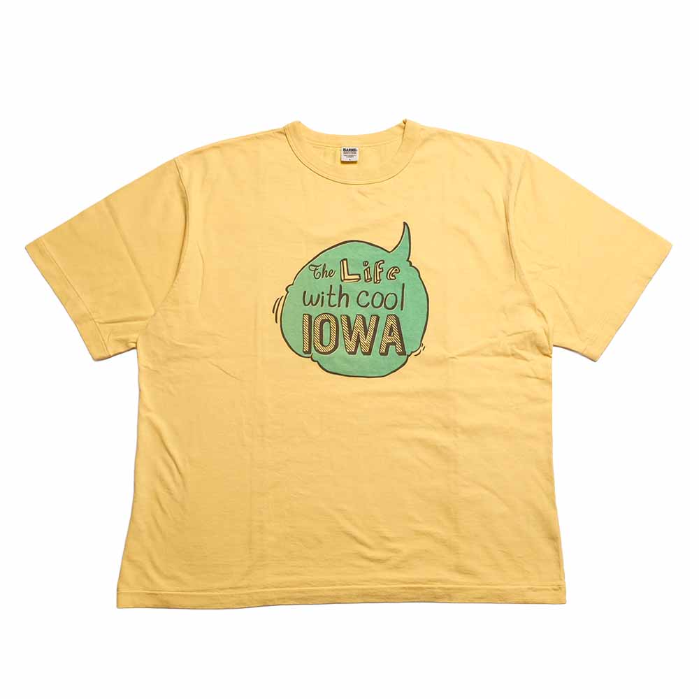 BARNS - 20/- JPN Standard S/S Print T-shirt - IOWA - BR-26254