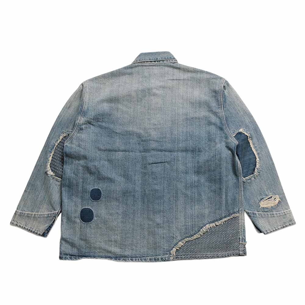 UNIVERSAL OVERALL - 12.75oz CONE DENIM REMAKE COVERALL - HT2433400-F