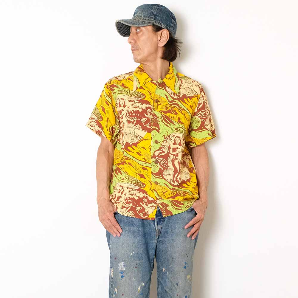 SUN SURF - SPECIAL EDITION - GAUGUIN WOODCUT MYSTIC - SHORT SLEEVE - SS39673
