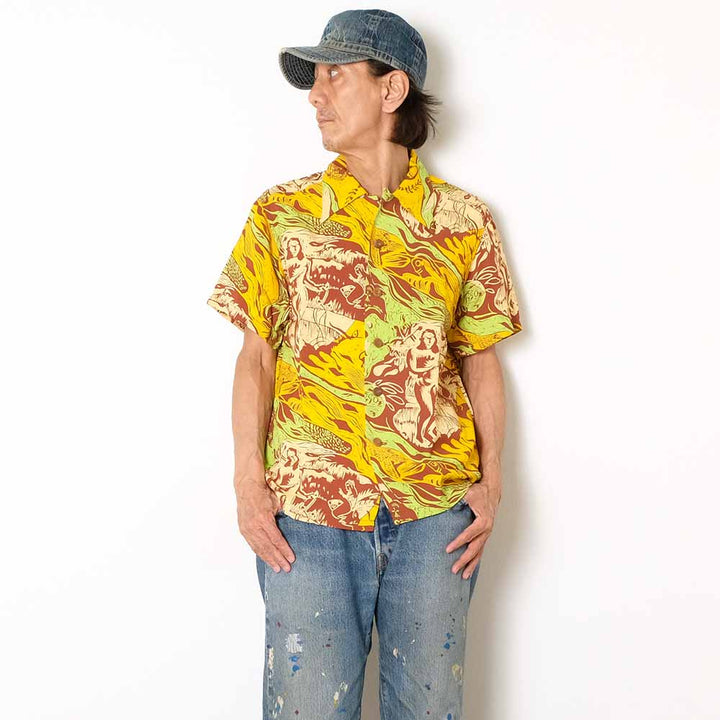 SUN SURF - SPECIAL EDITION - GAUGUIN WOODCUT MYSTIC - SHORT SLEEVE - SS39673