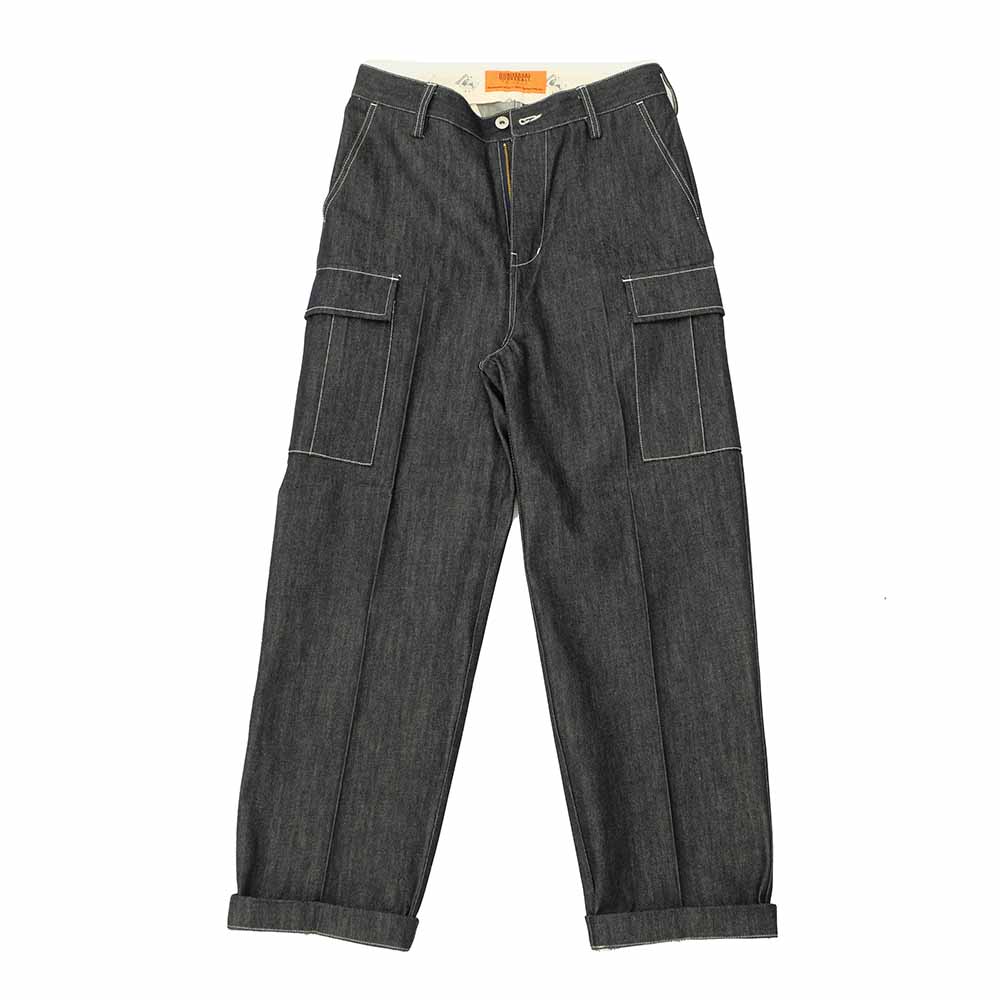 UNIVERSALOVERALL - DENIM CARGO PANTS - U2433652